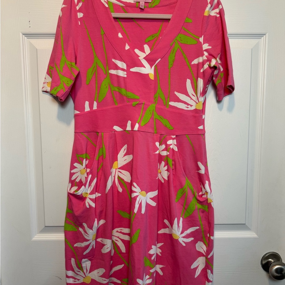 Lilly Pulitzer Talulah Dress in Hotty Pink Twirlers Size Medium